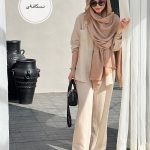 شال نخ چهارفصل واترملون کد ۵82