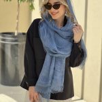 شال حریر نخ ۲ لایه پارلا ۶۷۴