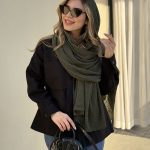 شال نخی پلیسه کد ۷۴۳