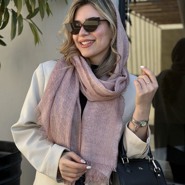 خرید شال نخی شاین‌دار، سبک و خوش‌ایست