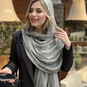 خرید شال حریر نخی آلیس با طراحی سبک و خنک برای روزهای گرم