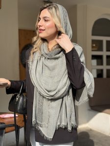 شال لینن وندی، ترکیبی از سادگی و زیبایی