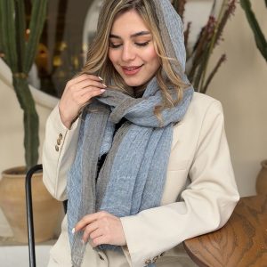 خرید شال لینن کنفی نلی کد ۷۷۱