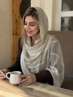 خرید شال نخی گونش خنک و سبک برای تابستان