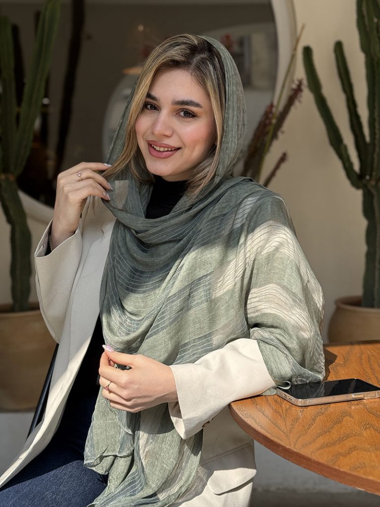 خرید شال حریر نخی آلیس کد ۷۸۰