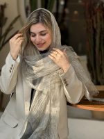 قیمت شال دو‌لایه نخی حریر شیشه‌ای در مدل‌های جدید و متنوع