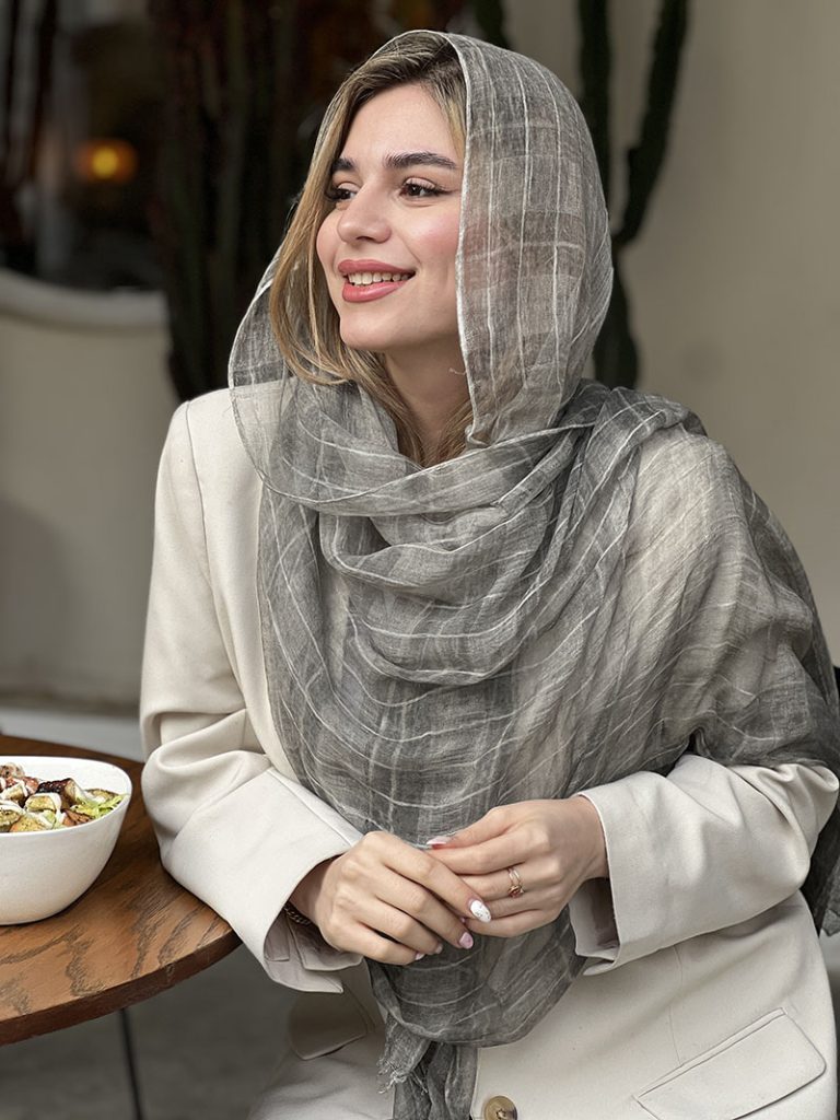 خرید شال حریر نخ ریچل کد ۷۶۸