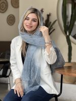 خرید عمده شال دو‌لایه نخی حریر شیشه‌ای با تخفیف ویژه