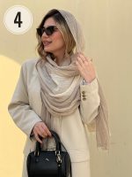 خرید شال نخی تلما ۲ رنگ با طراحی خاص و کیفیت بالا از فروشگاه ملیرا