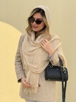 جدیدترین مدلهای شال نخی لمه درنا، شیک و سبک برای مهمانیها
