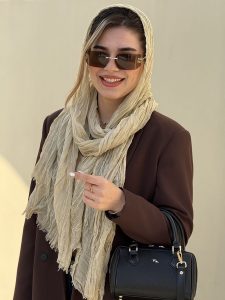 جدیدترین مدل‌های شال نخ پلیسه چروک مناسب بهار و تابستان