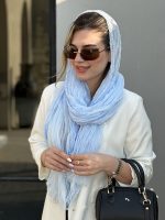 شال نخ پلیسه چروک ارزان، انتخابی اقتصادی و شیک برای استایل روزانه