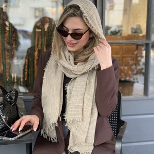 فروش ویژه شال نخی میلو در رنگها و طرحهای متنوع