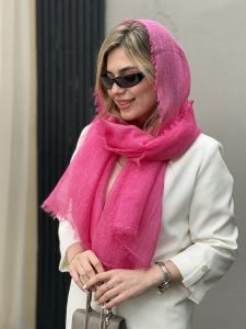 خرید شال لینن سار کد ۷۶۴