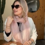 خرید شال حریر مدیس کد ۷۶۵