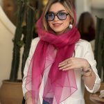 شال حریر دو لایه شاین لیا کد ۷۹۷