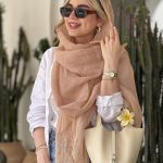 خرید شال لینن الیزه کد ۸۰۹