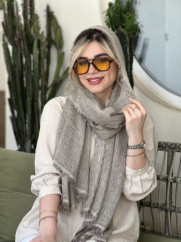 خرید شال کنفی ملین سبک و خنک برای تابستان