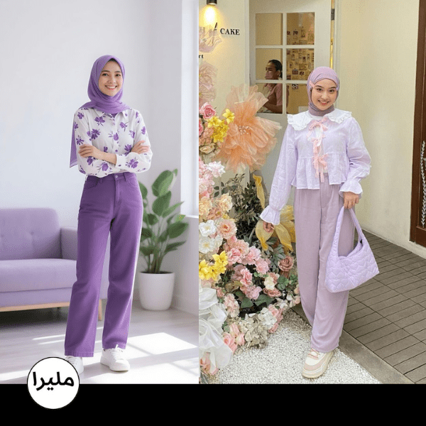 مونوکروم پاستیلی بنفش