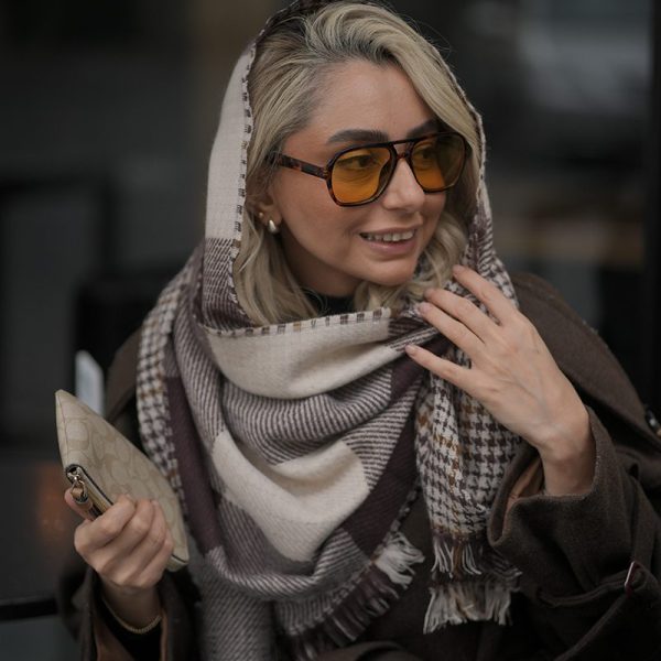 شال چهارخونه وینتیج