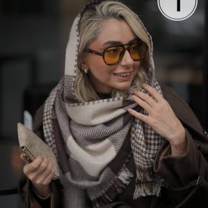 شال چهارخونه وینتیج برای پاییز و زمستان