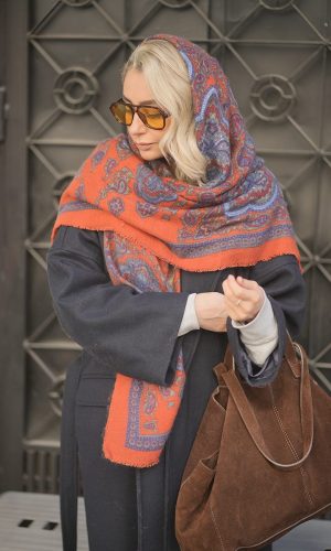 روسری موهر ترمه، انتخابی کلاسیک و مینیمال