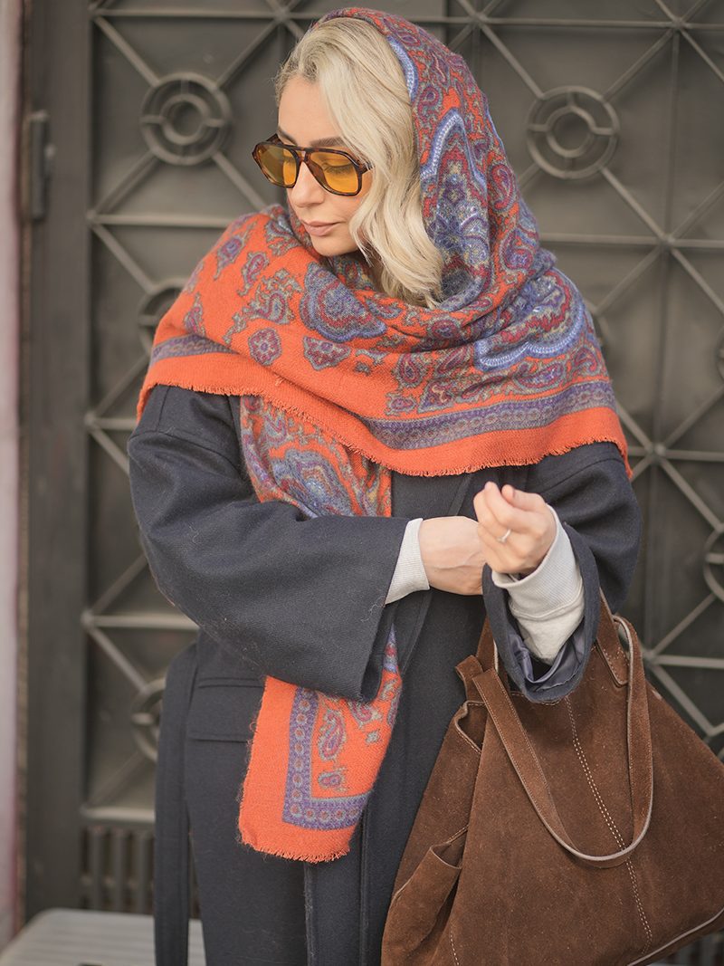 روسری موهر ترمه، انتخابی کلاسیک و مینیمال