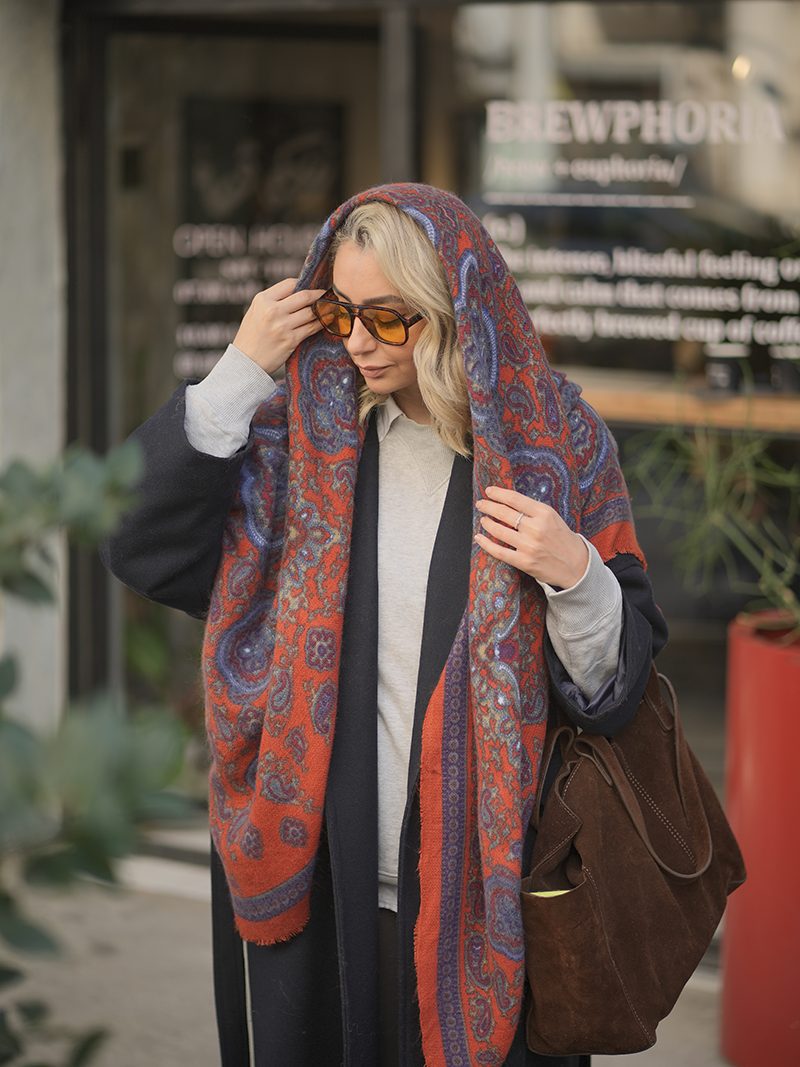 روسری موهر ترمه نرم و لطیف