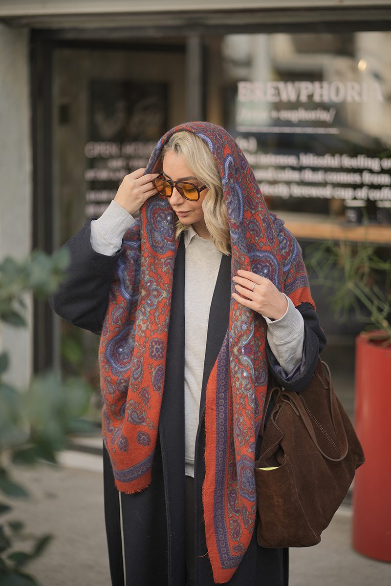 روسری موهر ترمه نرم و لطیف