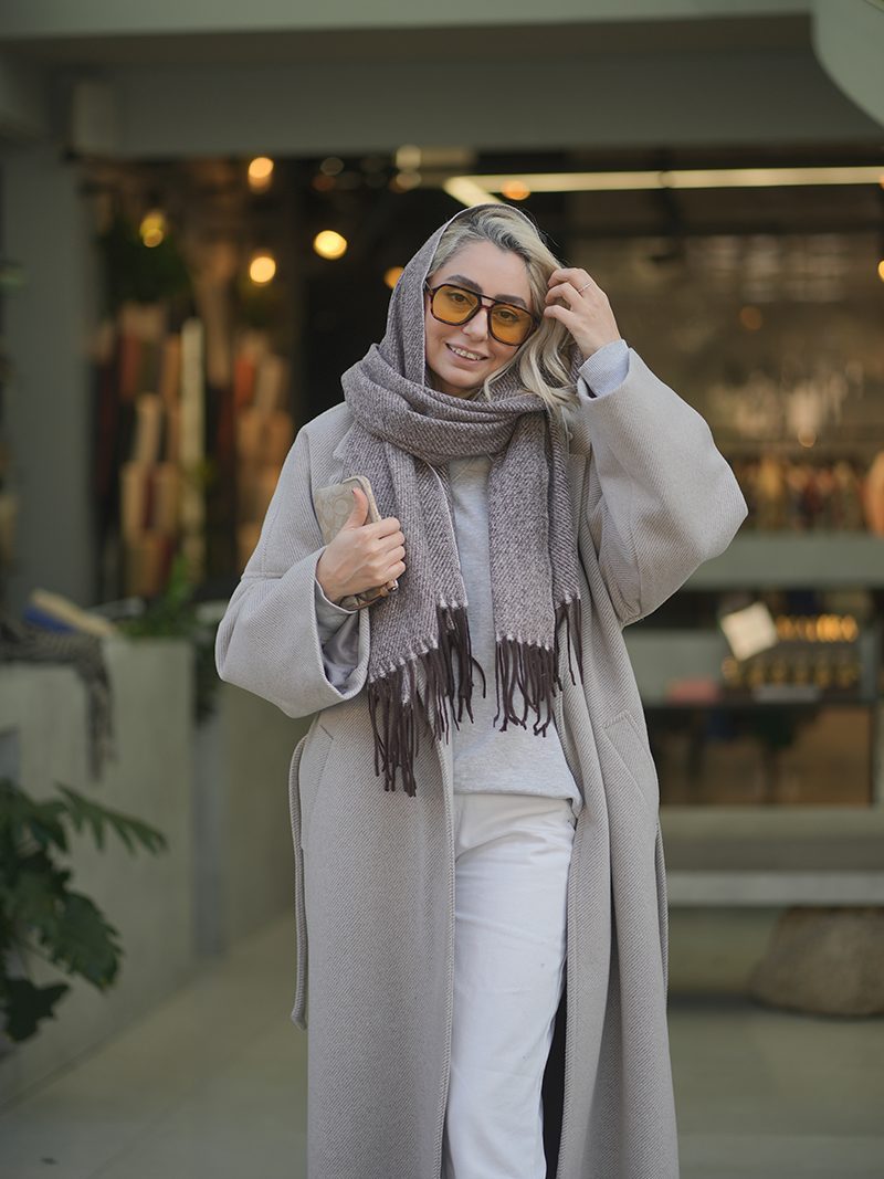 شال موهر لیوسا تک رنگ