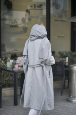 پالتو فوتر طوسی کد ۳۹۰ - Image 4