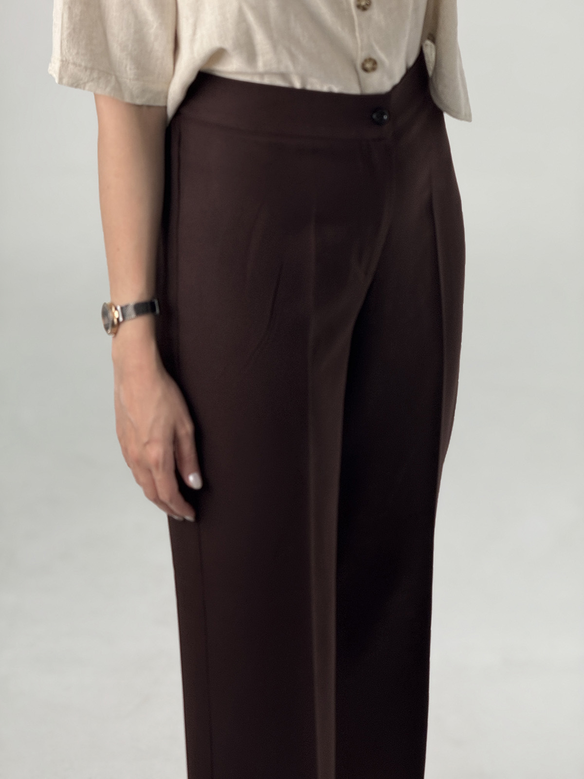 Brown Pants – Code 432 (3) شلوار قهوه ای کد 432 - Image 1