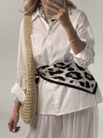 شومیز بیسیک سفید کد 445 - Image 4