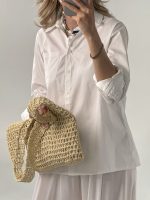 شومیز بیسیک سفید کد 445 - Image 2