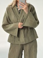 ست شومیز Elara یشمی کد 448 - Image 5
