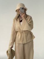 ست شومیز Elara کرم کد 447 - Image 5