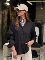 شومیز مشکی Zara کد 460 - Image 3