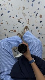 شلوار لینن راه راه Brisel کد 482 - Image 4